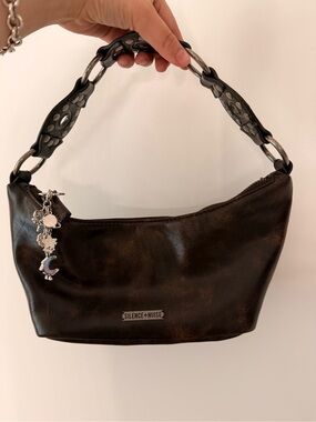 Faux leather handbag (from Urban Outfitters)